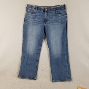 Lee Jeans Mens 42x29 Blue Extreme Motion Relaxed Straight Stretch Comfort Denim
